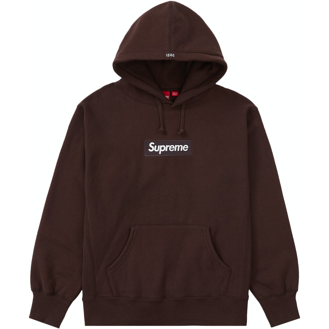 Supreme Brown Box Logo Hoodie