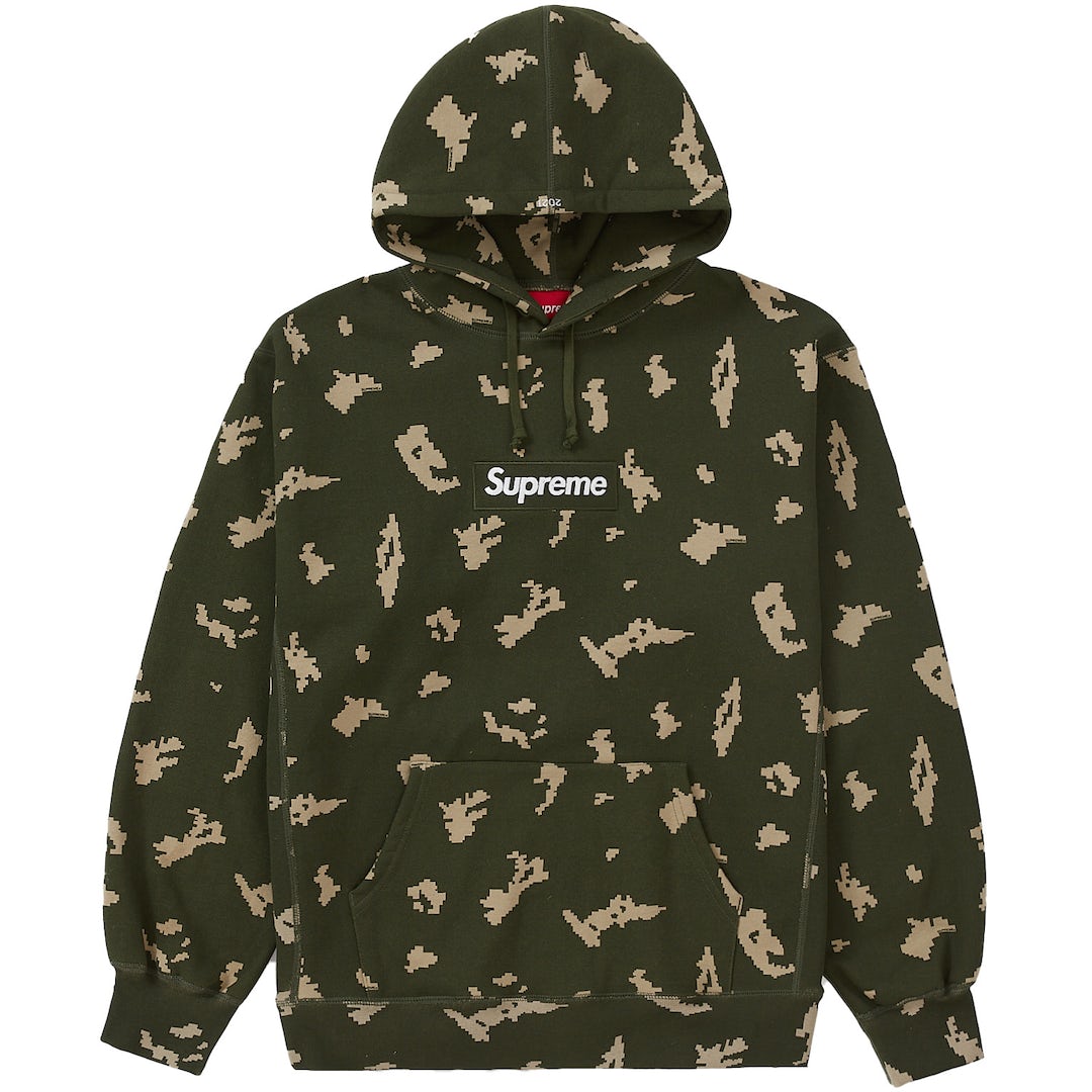 Supreme Box Logo Hooded Sweatshirt FW21 (FW21SW35) Men's Size