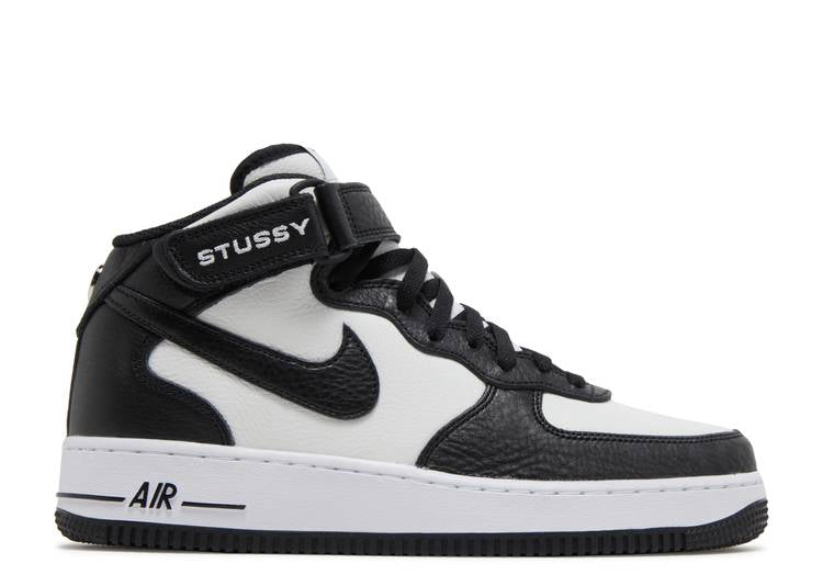 Nike Stussy Air Force 1 Mid "Black Grey"