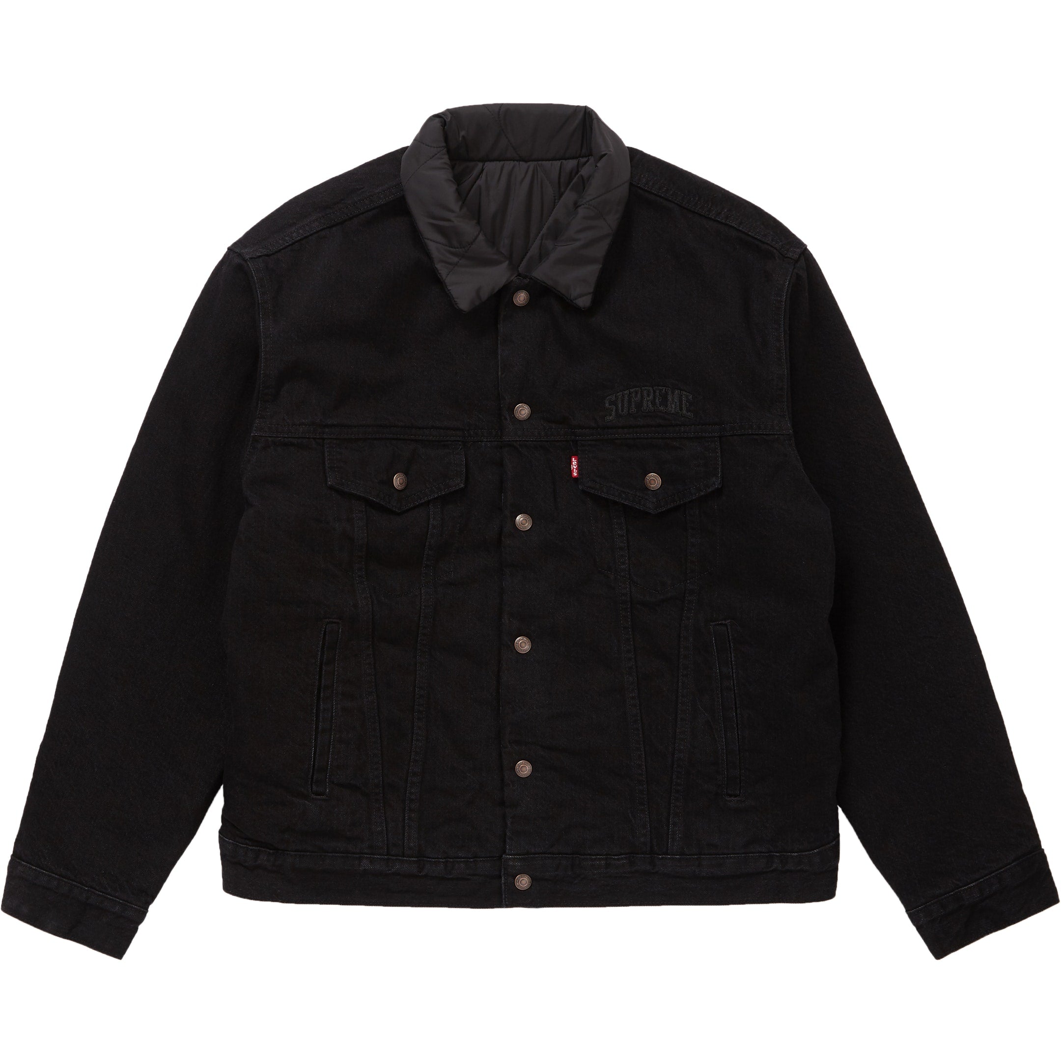 Supreme Levi's Quilted Reversible Trucker Jacket 