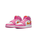 Nike Air Jordan 1 Mid SE "Pinksicle Safety Orange" (GS)